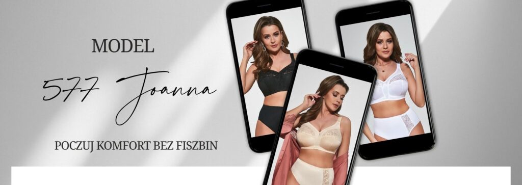 baner z trzema modelkami w komplecie bielizny 577 Joanna